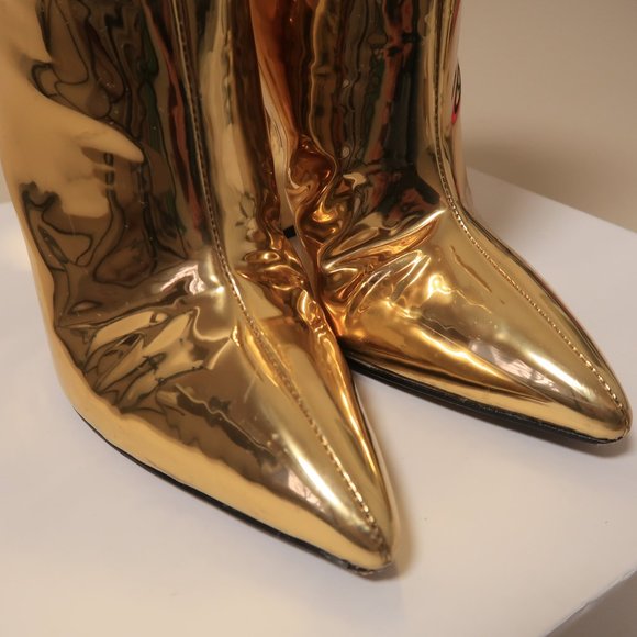 Raye x Revolve Riley Bootie - Gold Metallic - Picture 7 of 12